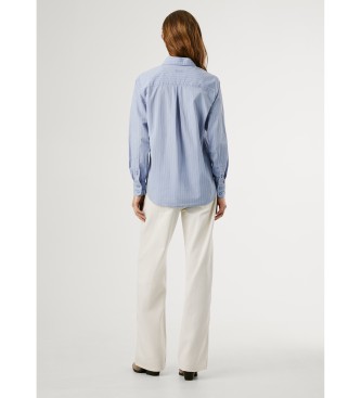 Pepe Jeans Chemise bleue Lyric