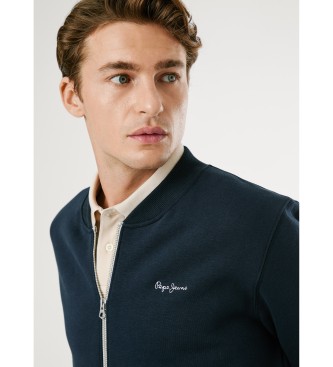 Pepe Jeans Felpa blu navy semplice Macbeth