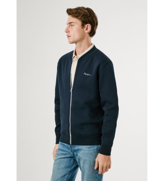 Pepe Jeans Felpa blu navy semplice Macbeth