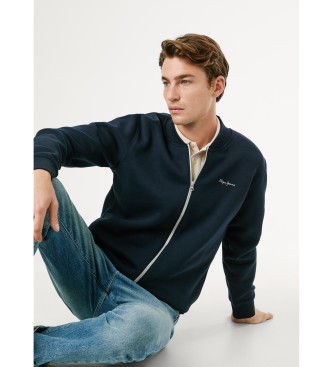 Pepe Jeans Felpa blu navy semplice Macbeth