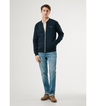 Pepe Jeans Felpa blu navy semplice Macbeth