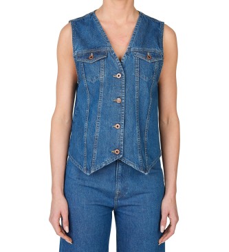 Pepe Jeans Chaleco Maeve azul