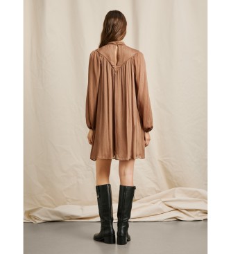 Pepe Jeans Vestido Magnolia marrn