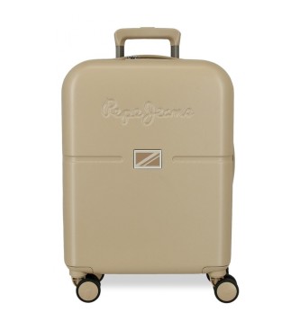 Pepe Jeans Cabin size Accent hard sided 55cm cabin case greenish brown