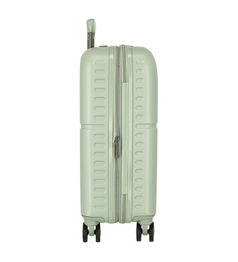 Pepe Jeans Cabin bag Accent vergrootbare harde 55cm cabine koffer groen
