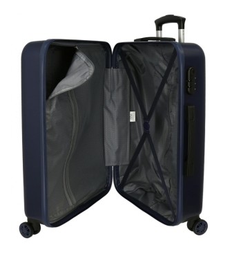 Pepe Jeans Pepe Jeans Clark valise rigide de taille moyenne 65 cm marine