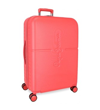 Pepe Jeans Highlight Medium Hard Suitcase 70cm coral