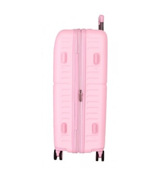 Pepe Jeans Highlight Medium Hard Suitcase 70cm pink