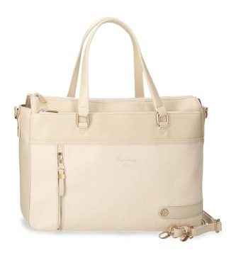 Pepe Jeans Pepe Jeans computer briefcase Sprig beige