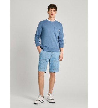 Pepe Jeans Camisola Mans Crew azul