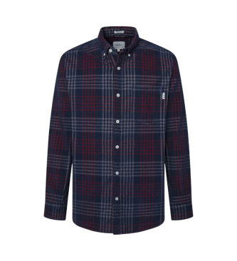 Pepe Jeans Marcus navy corduroy shirt