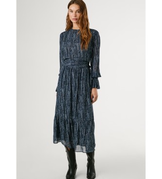 Pepe Jeans Margui jurk blauw
