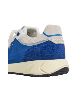 Pepe Jeans Marlon Divided leather trainers blue