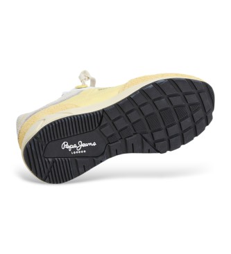 Pepe Jeans Usnjene športne copate Marlon Divided yellow