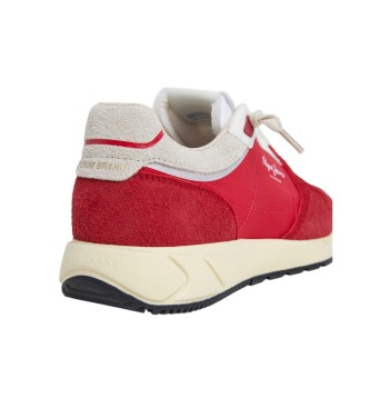 Pepe Jeans Marlon Geteilte Lederschuhe rot