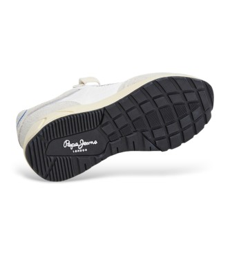 Pepe Jeans Marlon Divided leather trainers white