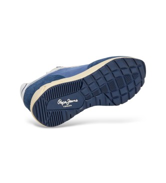 Pepe Jeans Marlon Life Usnjene superge modre barve