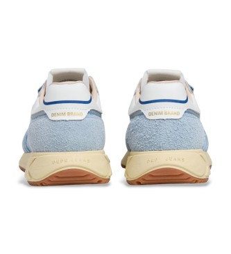 Pepe Jeans Marlon Life - Baskets en cuir bleu