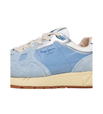 Pepe Jeans Marlon Life - Baskets en cuir bleu