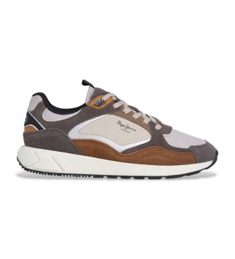Pepe Jeans Braune Marlon Leder Turnschuhe