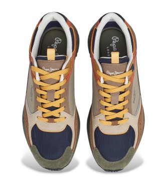 Pepe Jeans Lder Sneakers Marlon Sport brun