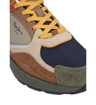 Pepe Jeans Lder Sneakers Marlon Sport brun