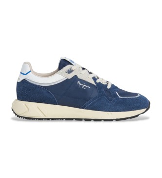 Pepe Jeans Marlon Vibe lder sneakers marinbl