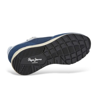Pepe Jeans Marlon Vibe lder sneakers marinbl