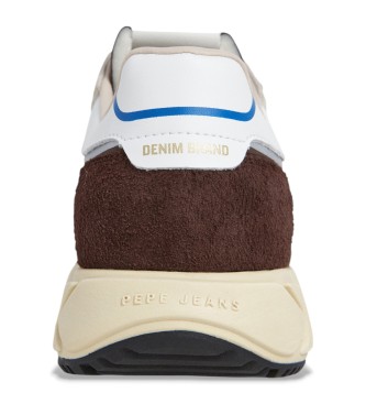 Pepe Jeans Marlon Vibe brune trningssko i lder