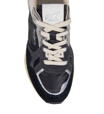 Pepe Jeans Marlon Wild Leather Sneakers black