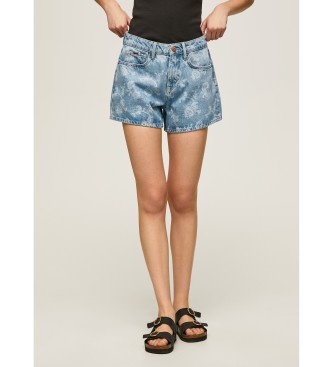 Pepe Jeans Marly blommig kort bl