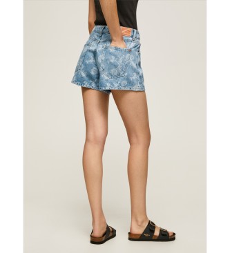 Pepe Jeans Pantaln Corto Marly Floral azul