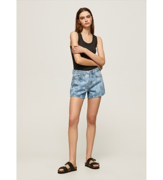 Pepe Jeans Marly blommig kort bl