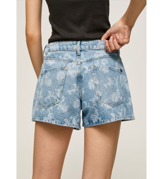 Pepe Jeans Pantaln Corto Marly Floral azul