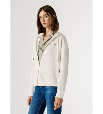 Pepe Jeans Mikina Marsu iz temno bele barve