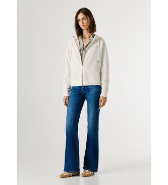 Pepe Jeans Mikina Marsu iz temno bele barve