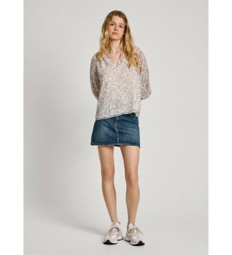 Pepe Jeans Bluse Martina hvid ecru