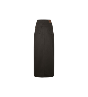 Pepe Jeans Spódnica maxi Hw szara