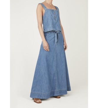 Pepe Jeans Maxi Belt skirt azul