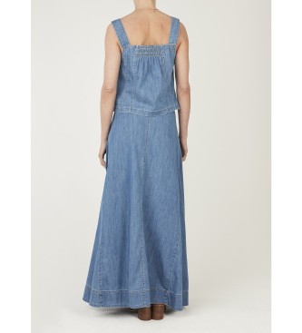 Pepe Jeans Maxi Belt skirt azul