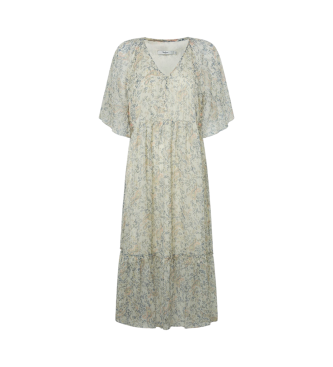 Pepe Jeans Vestido May blanco crudo