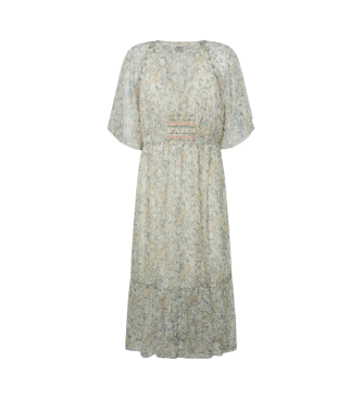 Pepe Jeans Vestido May blanco crudo