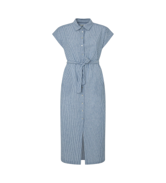 Pepe Jeans Vestido midi Maya azul
