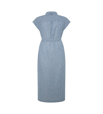 Pepe Jeans Vestido midi Maya azul