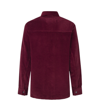 Pepe Jeans Corduroy shirt Melville maroon