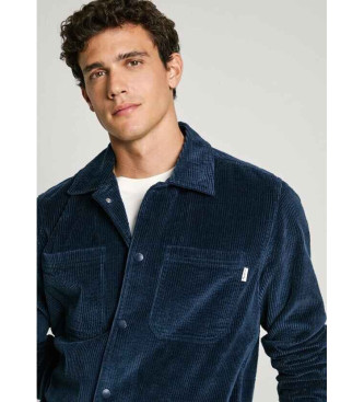 Pepe Jeans Sztruksowa koszula Melville navy