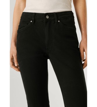 Pepe Jeans Pantalone Mid Rise Flare New Pimlico nero