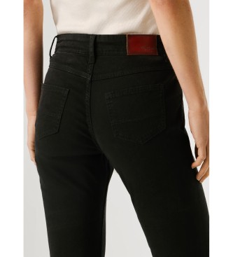 Pepe Jeans Pantalone Mid Rise Flare New Pimlico nero