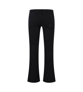 Pepe Jeans Pantalon vas  taille moyenne noir