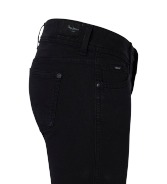 Pepe Jeans Pantalon vas  taille moyenne noir